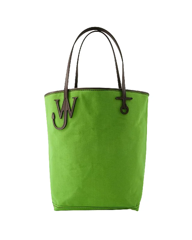 Anchor Tall Tote Bag - J.W. Anderson - Canvas - Green/Brown