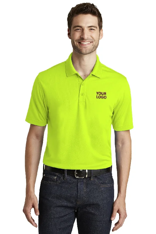 Port Authority Dry Zone UV Micro-Mesh Custom Polos, Safety Yellow