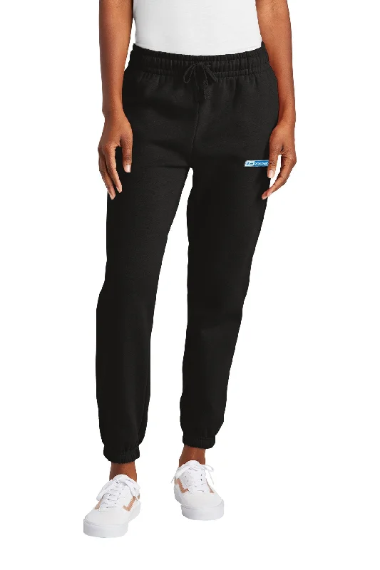 District Womens V.I.T. Fleece Sweatpants, Black [ME Elecmetal]