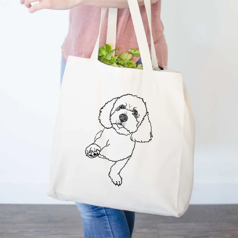 Doodled Buddy the Bichon Frise - Tote Bag