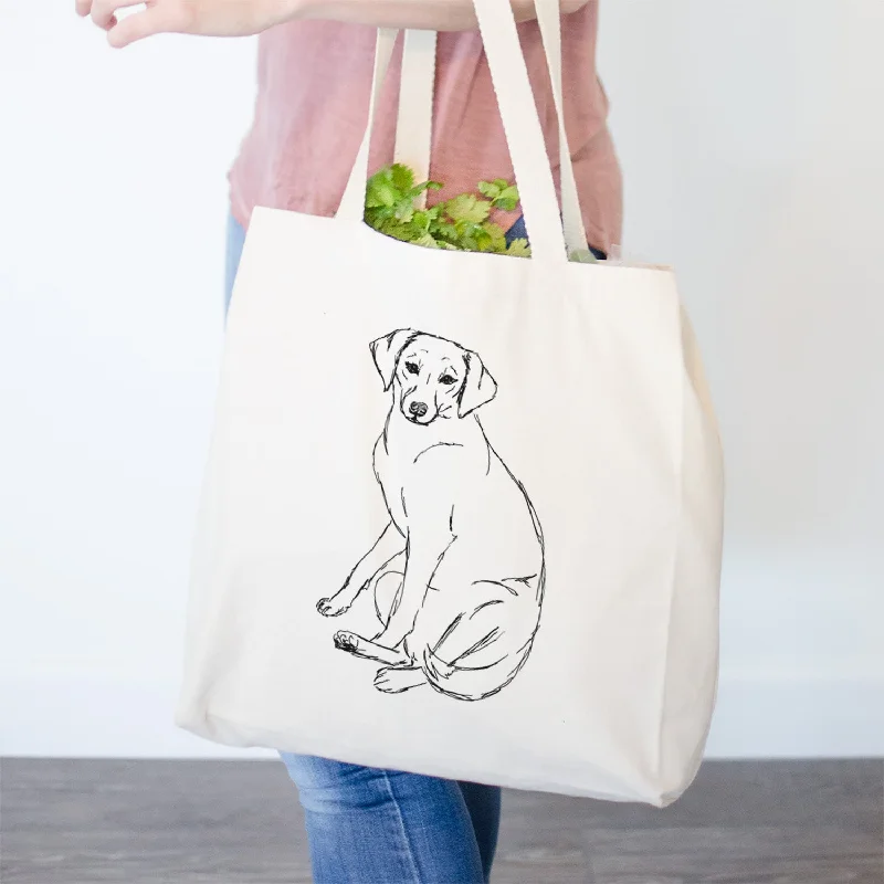 Doodled Penny the Mixed Breed - Tote Bag