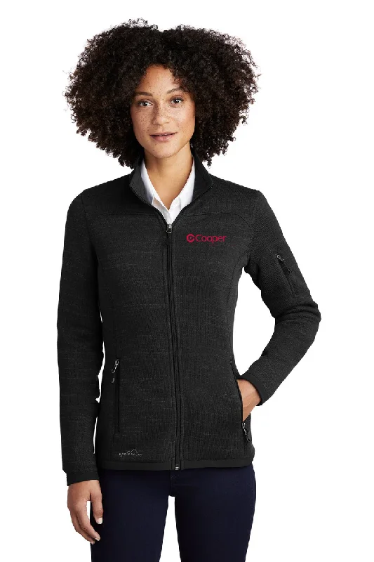 Eddie Bauer Ladies Fleece Jacket, Black [Cooper Healthcare Addiction Med]