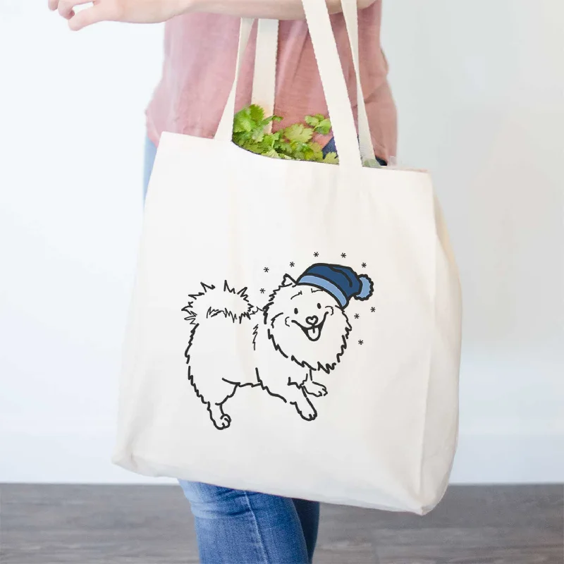 Frosty Pomeranian Mix - Goldie - Tote Bag