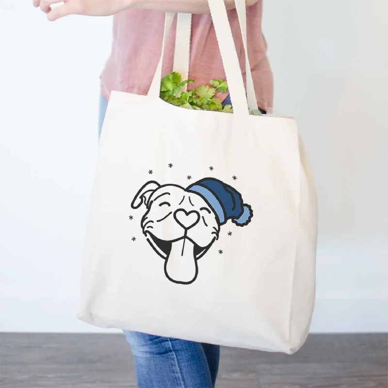 Frosty Pitbull - Louie - Tote Bag