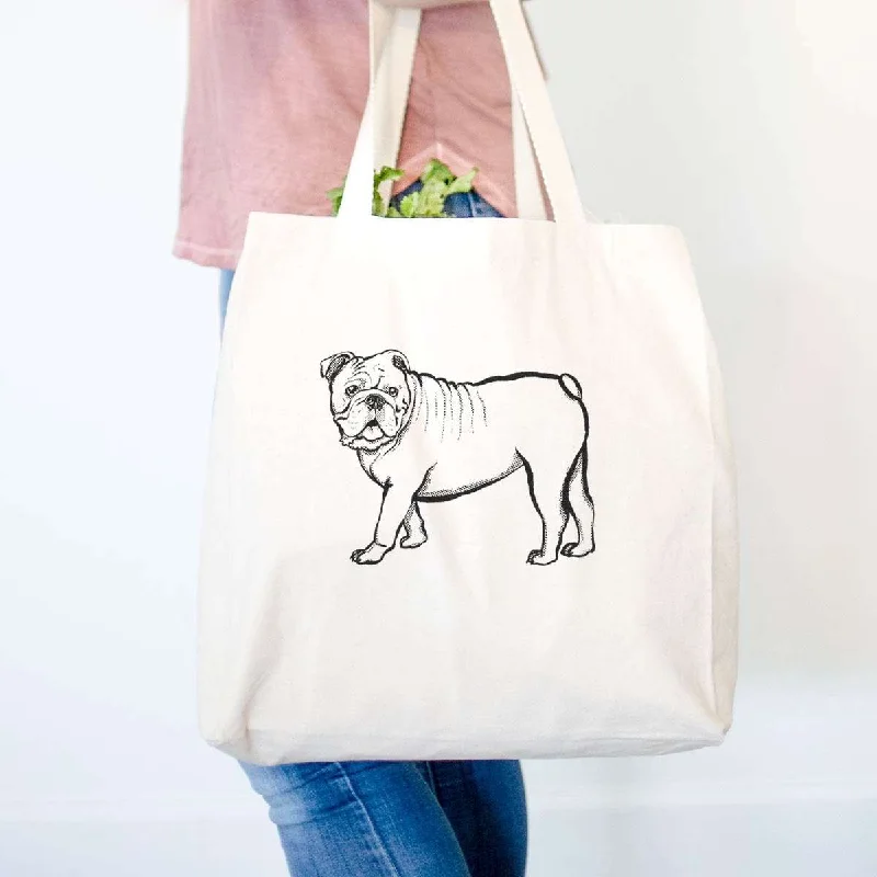 Halftone English Bulldog  - Tote Bag