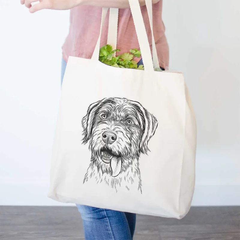 Hazel the German Wirehaired Pointer Mix - Tote Bag