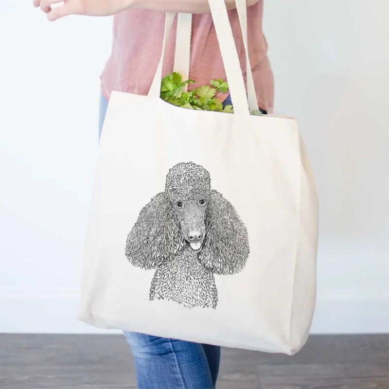 Henry the Standard Poodle - Tote Bag