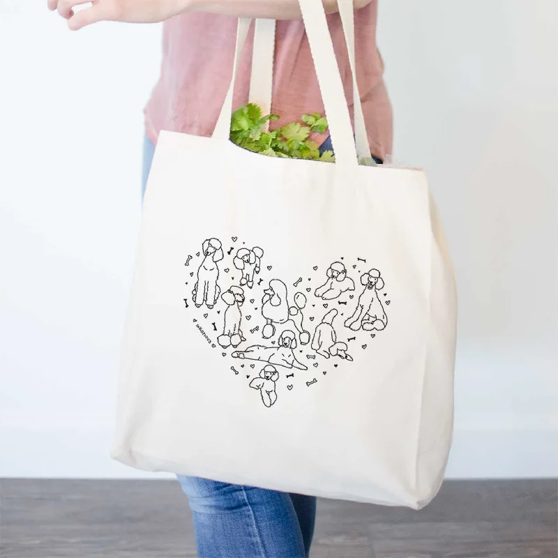 Heart Full of Poodles- Tote Bag