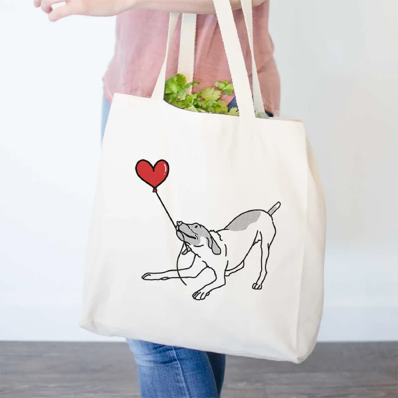 German Shorthaired Pointer Heart String- Tote Bag