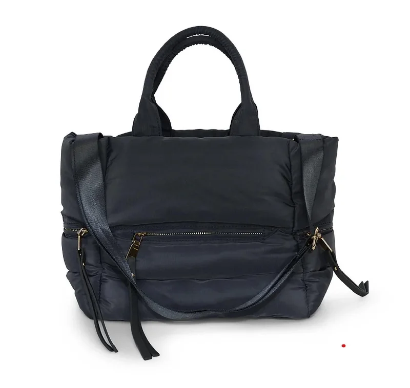 Janelle Puffer Bag In Black