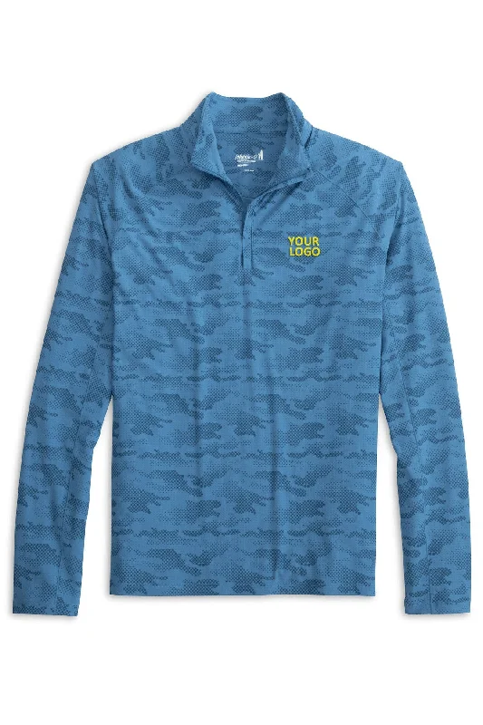 Johnnie O Talbert Custom Pullovers, Barrels Blue