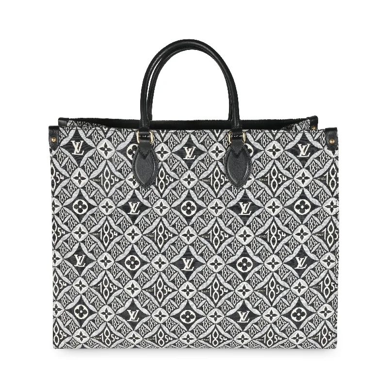 Louis Vuitton Grey Jacquard Since 1854 Onthego GM