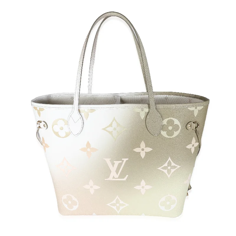 Louis Vuitton Sunset Kaki Monogram Giant Spring In The City Neverfull MM