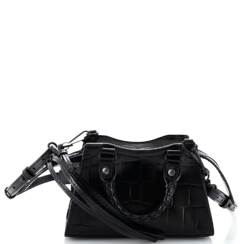 Neo Classic City Bag Crocodile Embossed Leather Nano