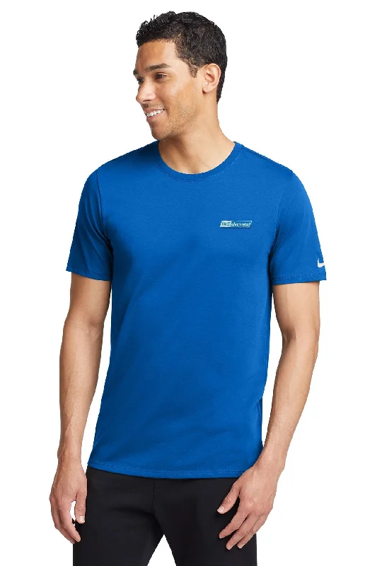 Nike DriFIT Cotton Poly Tee, Game Royal [ME Elecmetal]