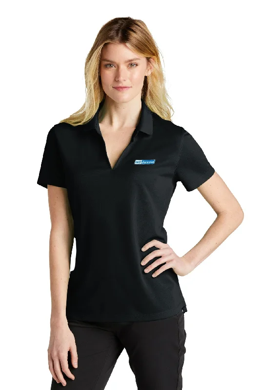 Nike Ladies Dri-FIT Micro Pique Polo, Black [ME Elecmetal]