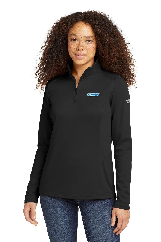 North Face Ladies Fleece Tech 1/4-Zip, TNF Black [ME Elecmetal]