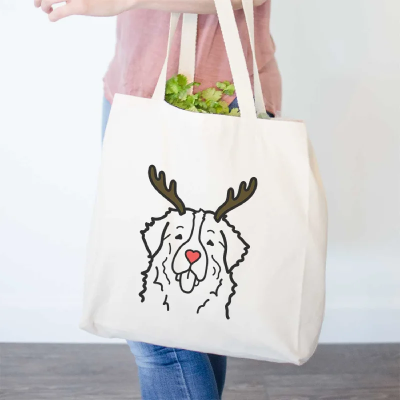 Red Nose Bernese Mountain Dog - Tote Bag