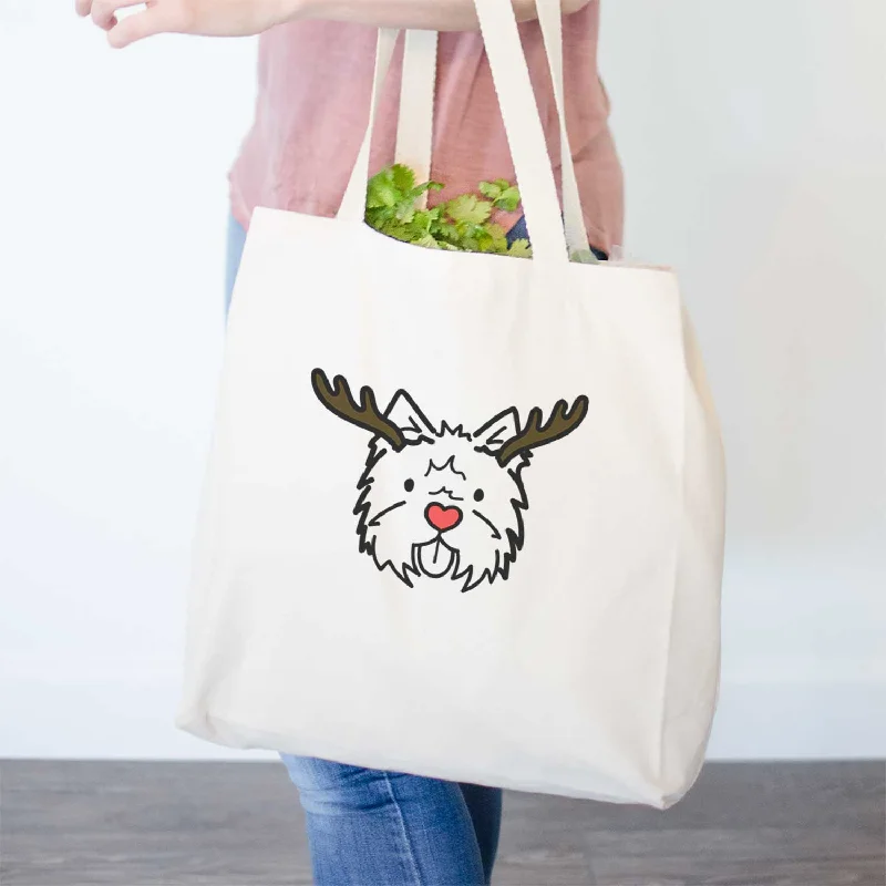 Red Nose West Highland Terrier - Tote Bag