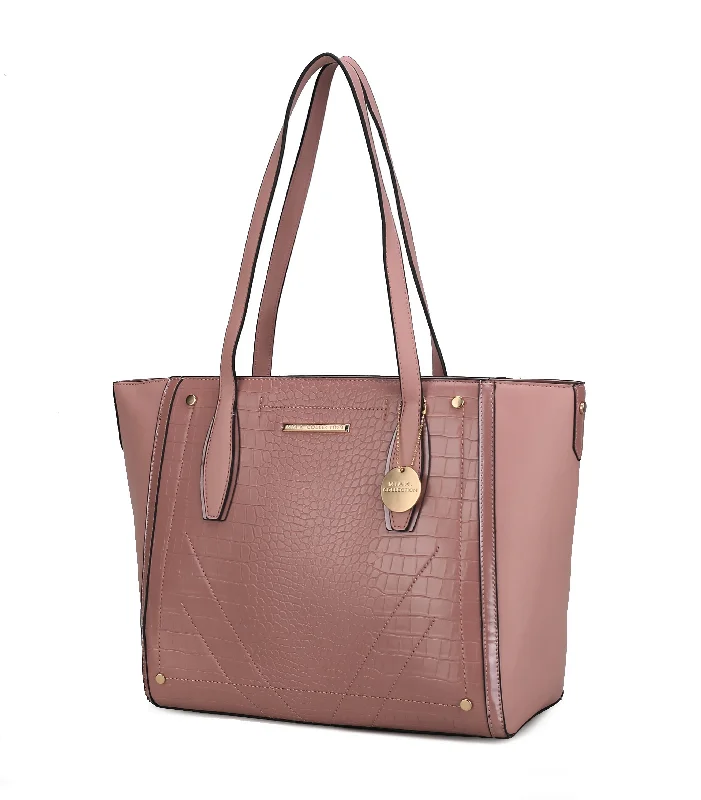 Robin Vegan Leather Tote Handbag