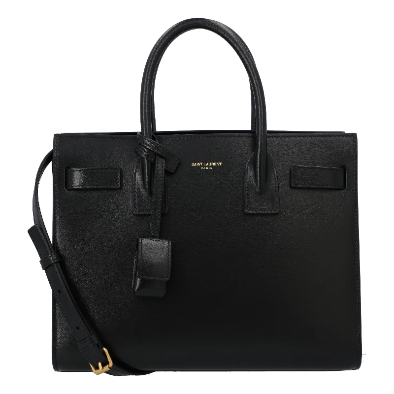 Saint Laurent Baby Sac De Jour Made Of Smooth Leather Black