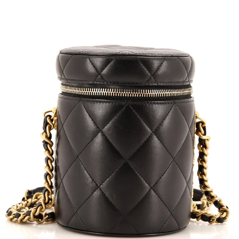 Side Note Vanity Case Quilted Lambskin Small