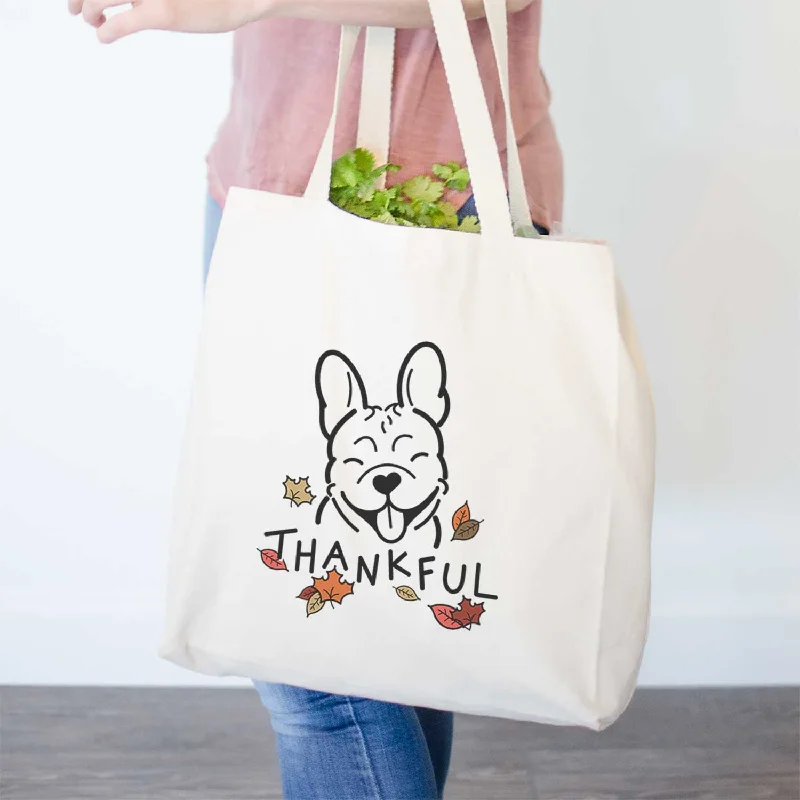 Thankful French Bulldog - Tote Bag