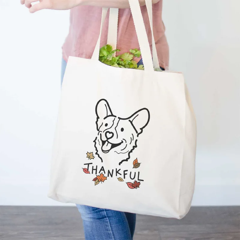 Thankful Corgi - Lily - Tote Bag