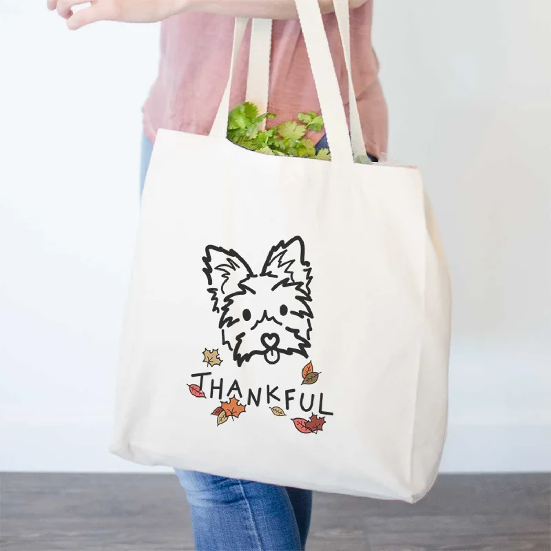 Thankful Yorkshire Terrier - Luna - Tote Bag