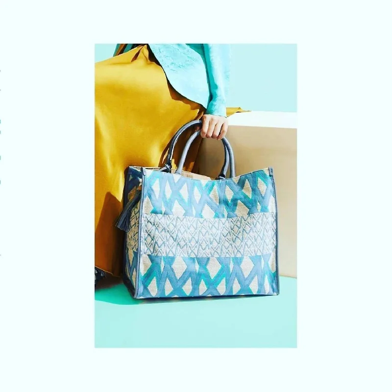 Tote Bag In Blue