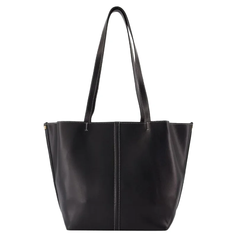 Tote Pm Shopper Bag - Vanessa Bruno - Leather - Black