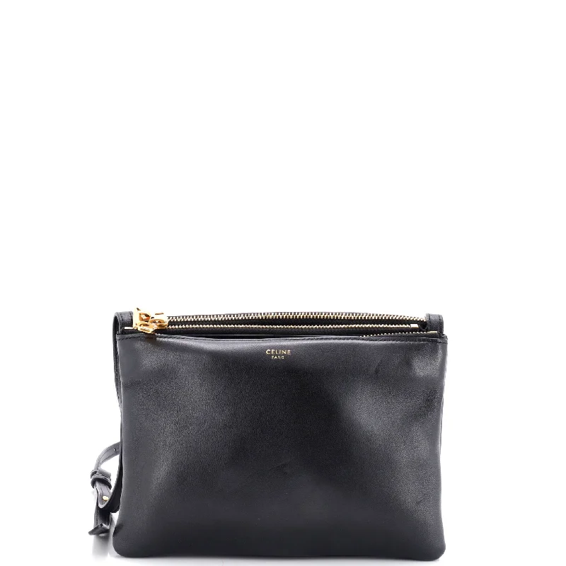 Trio Crossbody Bag Leather Small