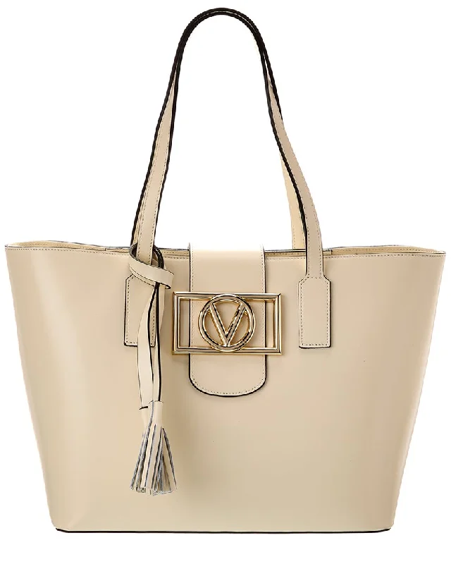 Valentino by Mario Valentino Marion Super V Leather Tote