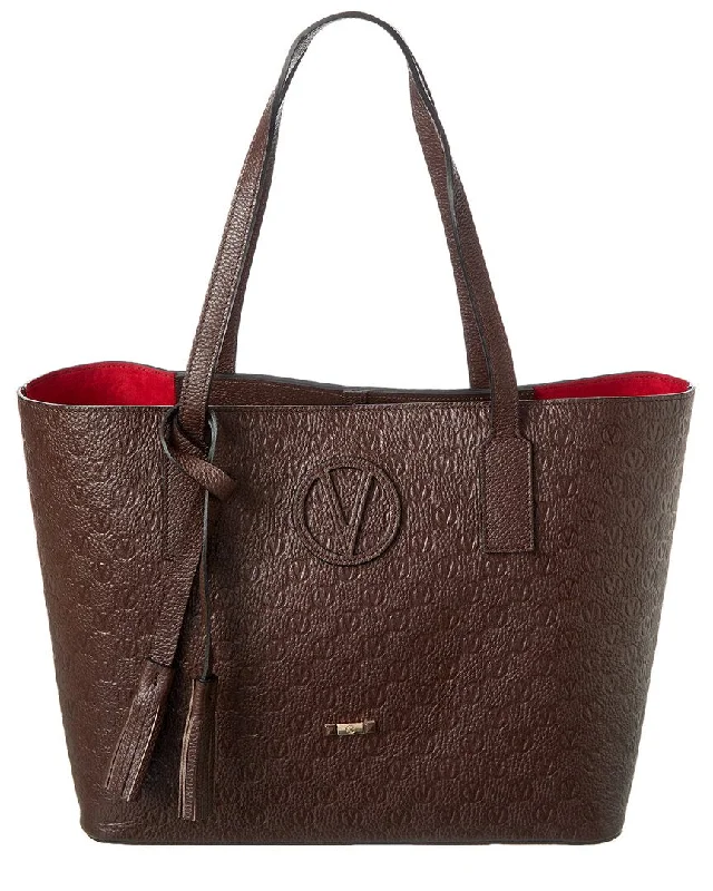 Valentino by Mario Valentino Soho Medallion Leather Tote