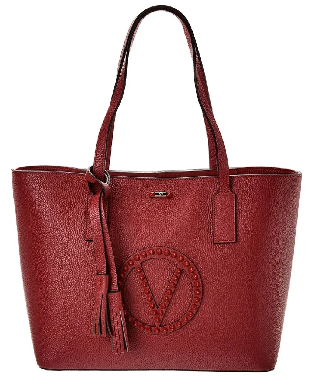 Valentino by Mario Valentino Soho Rock Leather Tote