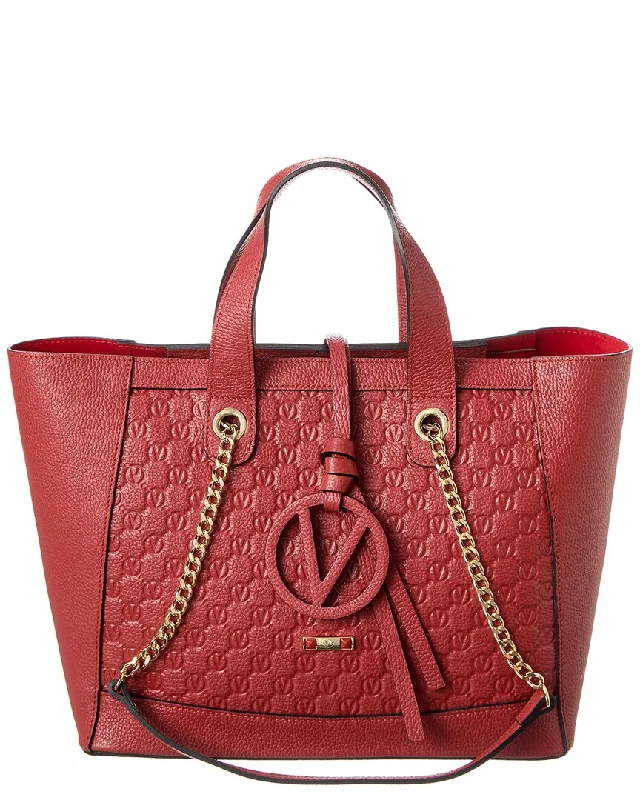 Valentino by Mario Valentino Sophie Medallion Leather Tote