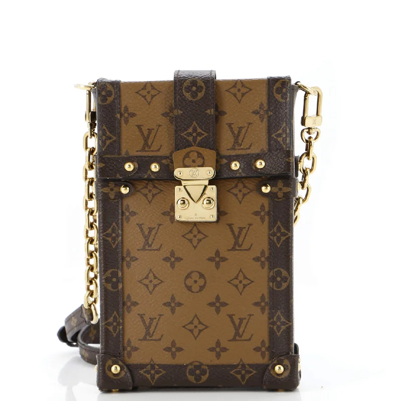 Vertical Trunk Pochette Reverse Monogram Canvas