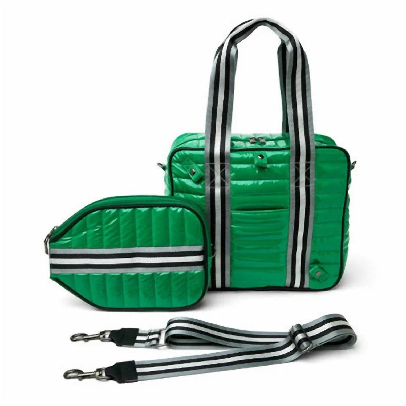 Women's Sporty Spice Pickle Ball Bag In Green