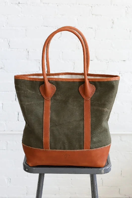 1940's era Salvaged Canvas Tote Bag