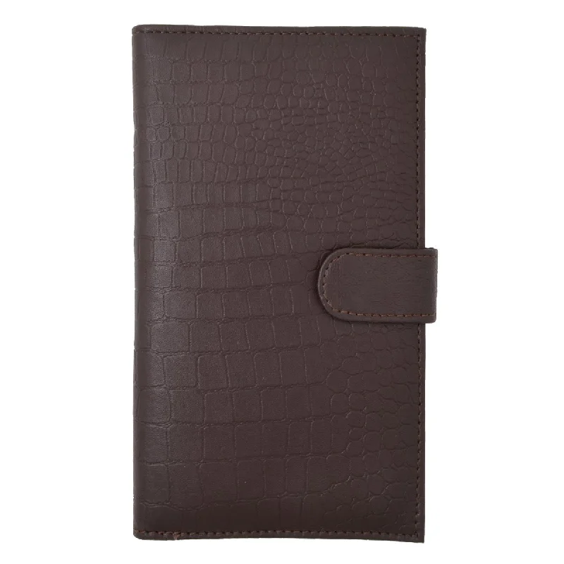 Croco RFID Long Secure Credit Card Holder