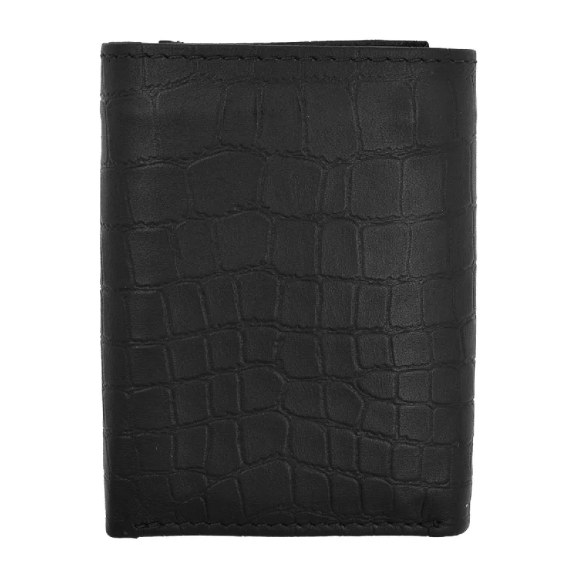 RFID Croco Tri-Fold Men's Wallet