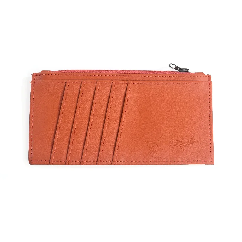 Burnt Orange Slim Card Wallet