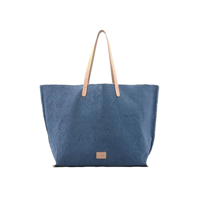 Hana Canvas Boat Bag in Horizon