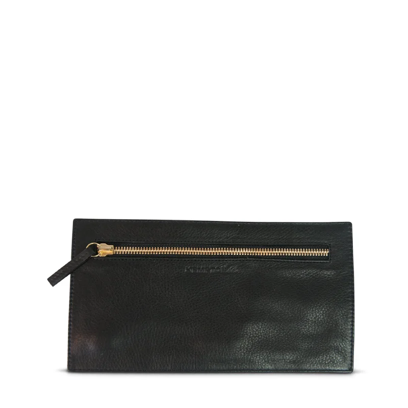 Kempton and Co. - Topsy Turvy Zip Wallet - Black/black