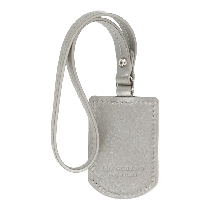 Longchamp Uni Silver Keychain