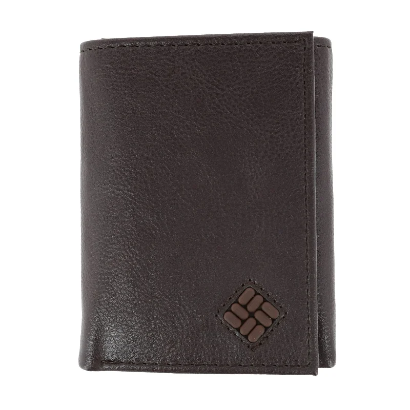 Men's Leather RFID Protected Trifold Wallet