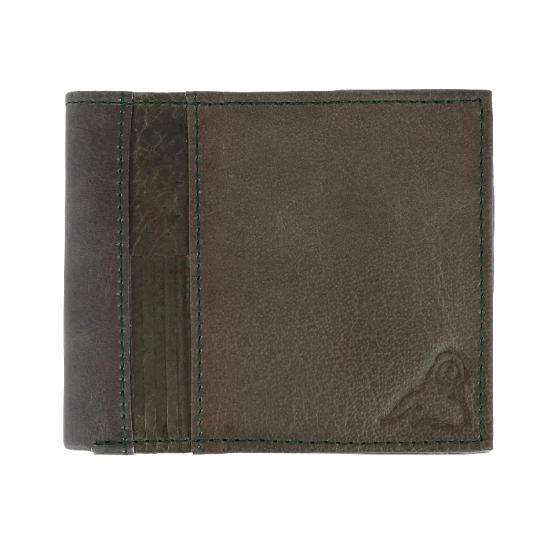 Men's RFID USA Embossed Leather Bifold Wallet