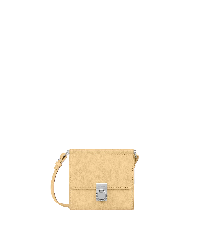 Numéro Sept Crossbody Wallet - Textured Wheat