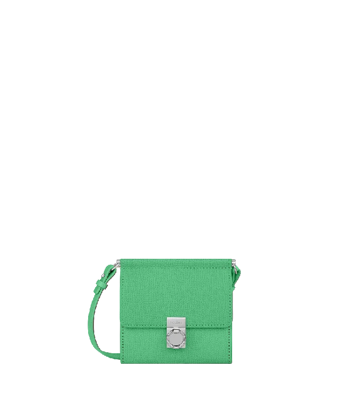 Numéro Sept Crossbody Wallet - Textured Chlorophyll