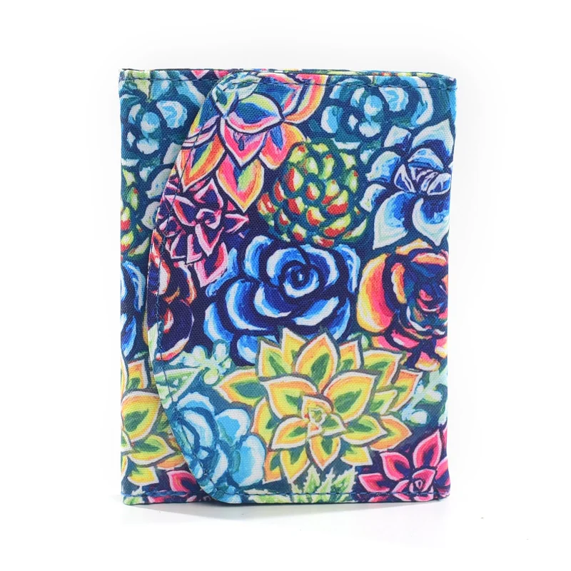 Succulent Social Trifold Wallet